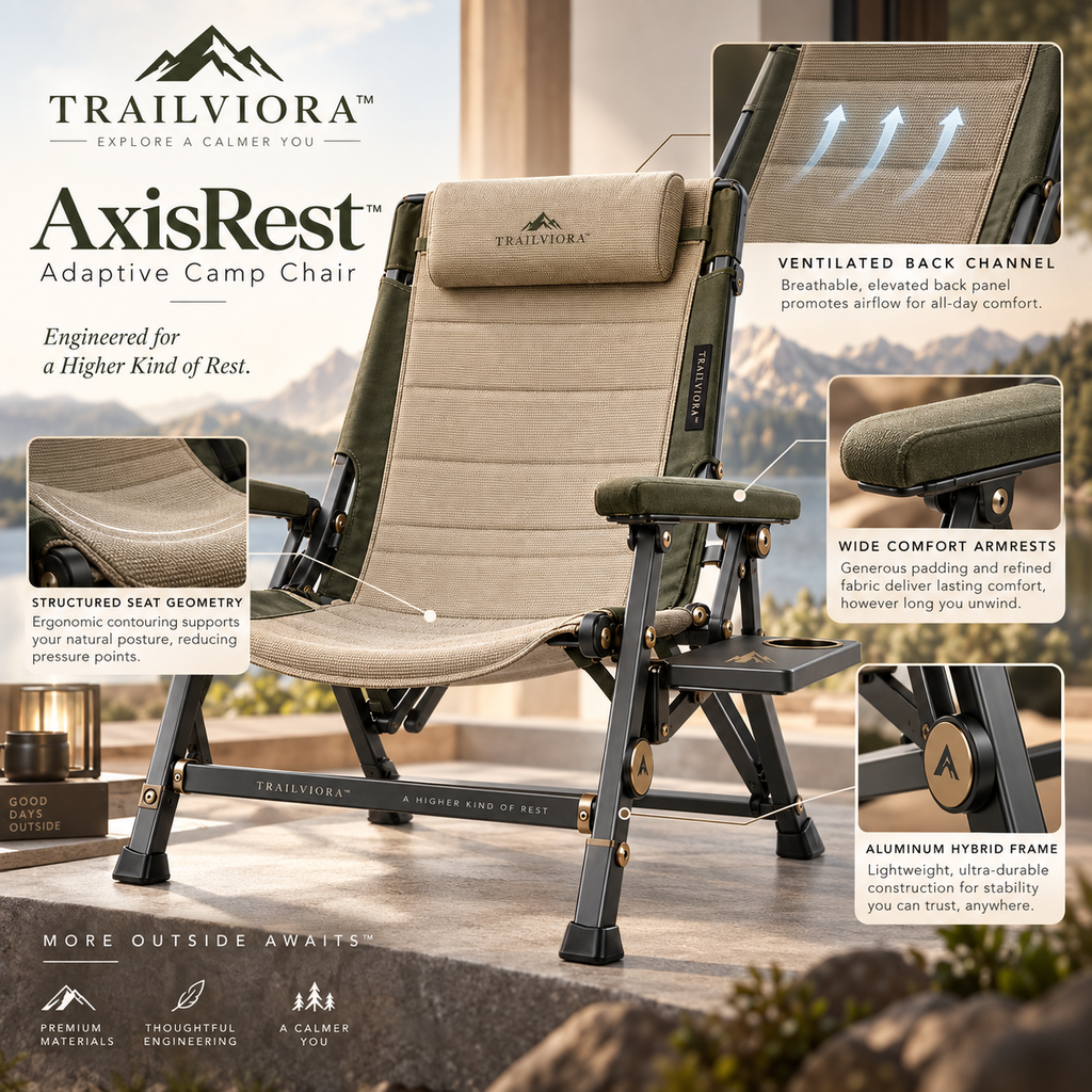 Trailviora™ AxisRest Adaptive Camp Chair