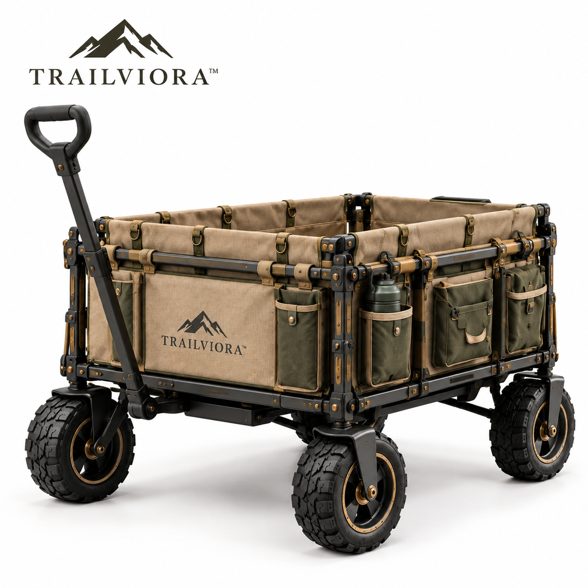 Trailviora™ BaseHaul Modular Camp Cargo Cart