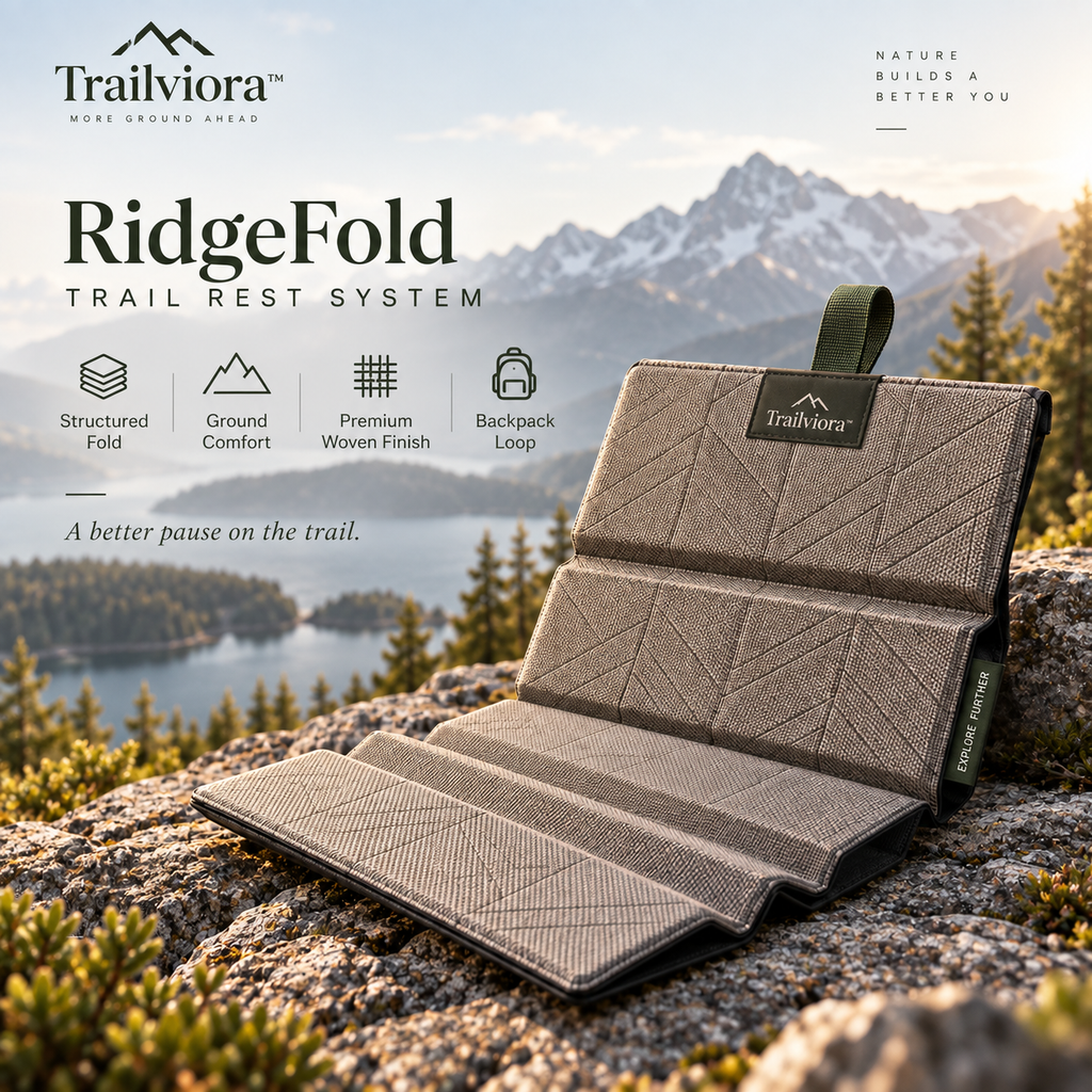Trailviora™ RidgeFold Trail Rest System