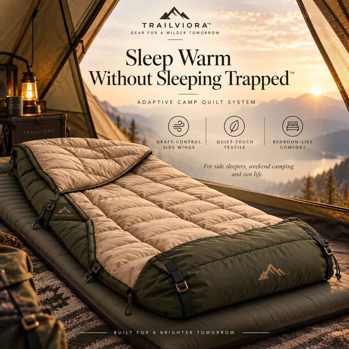 Trailviora™ NightLayer Adaptive Camp Quilt System
