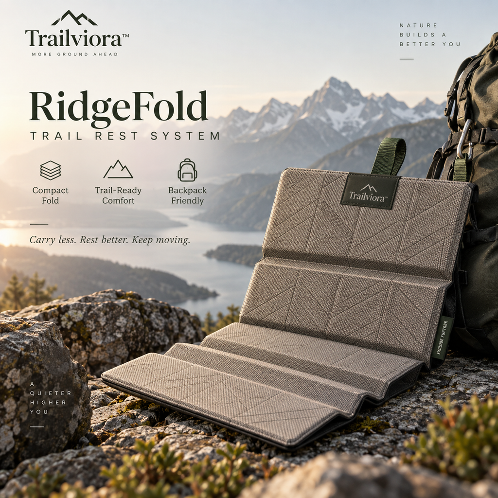Trailviora™ RidgeFold Trail Rest System