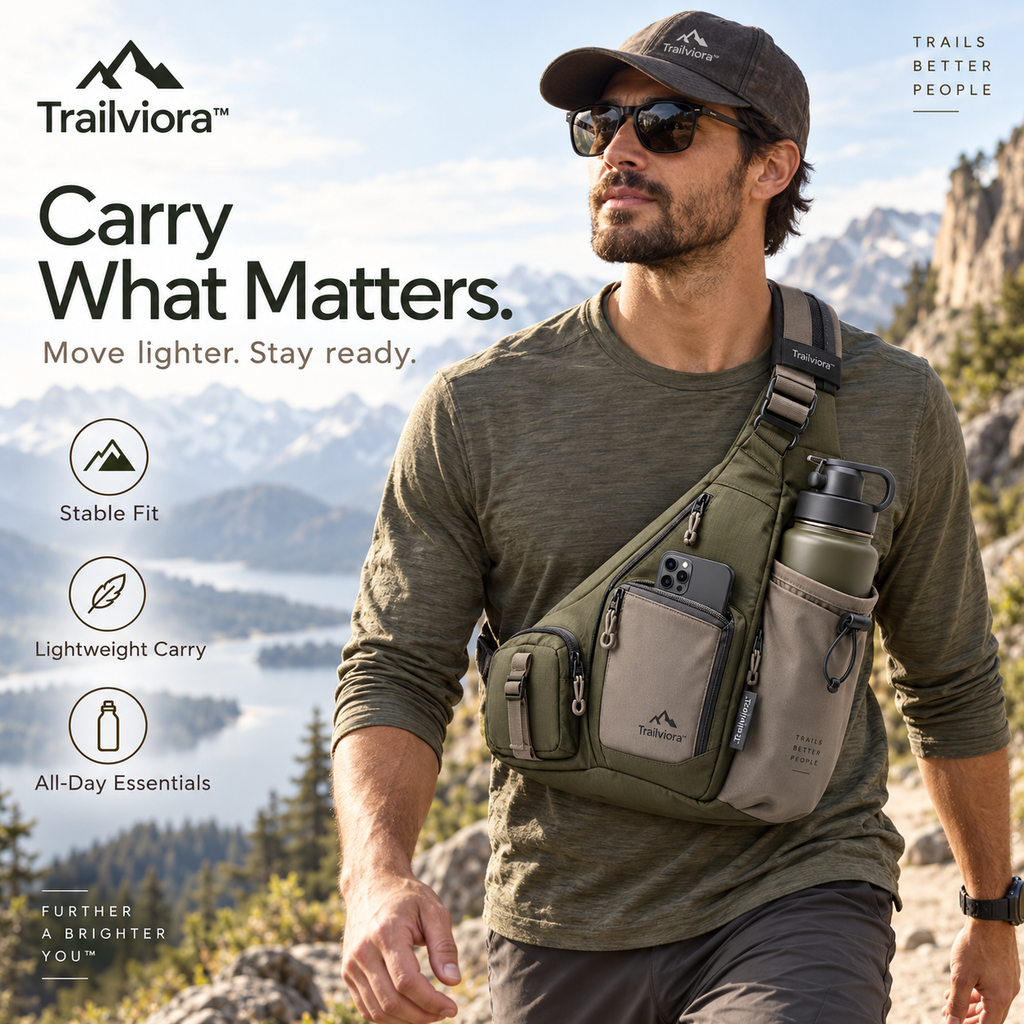 Trailviora™ FlowCarry Trail Hydration Sling